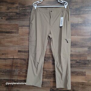 Nonwe Quick Dry Cargo Pants XL High Rise Stretch Outdoor Active Gorpcore NWT
